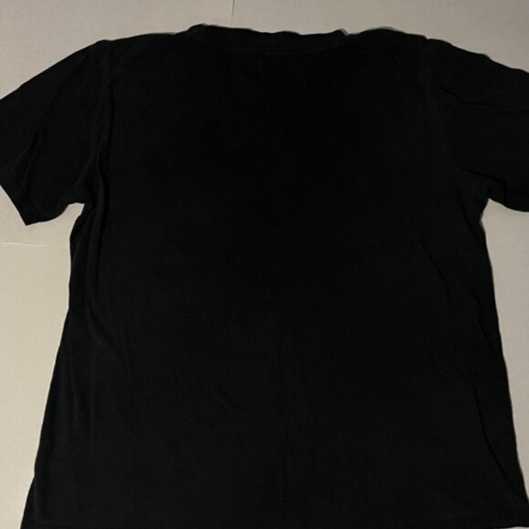 Smiley Face Graphic Tee Men's XL Spray Paint SmileyWorld Black Yellow Streetwear - Picture 5 of 5